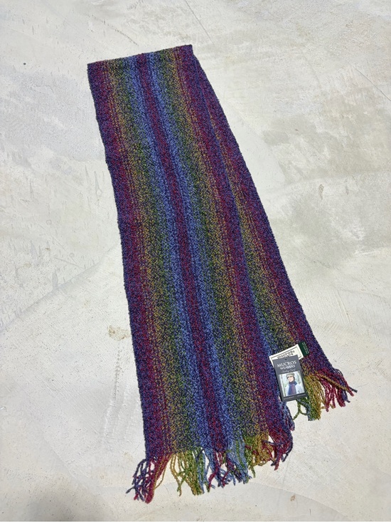 Mucros Weavers Accessories - Mucros weavers skellig scarf NWT Ireland merino wool multicolor